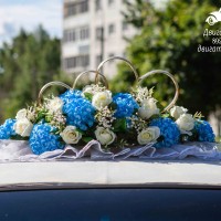 свадебные кольца на лимузин